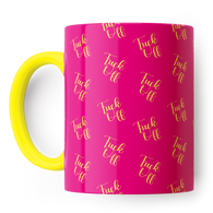 Mini Fuck off Coloured Handle Mug